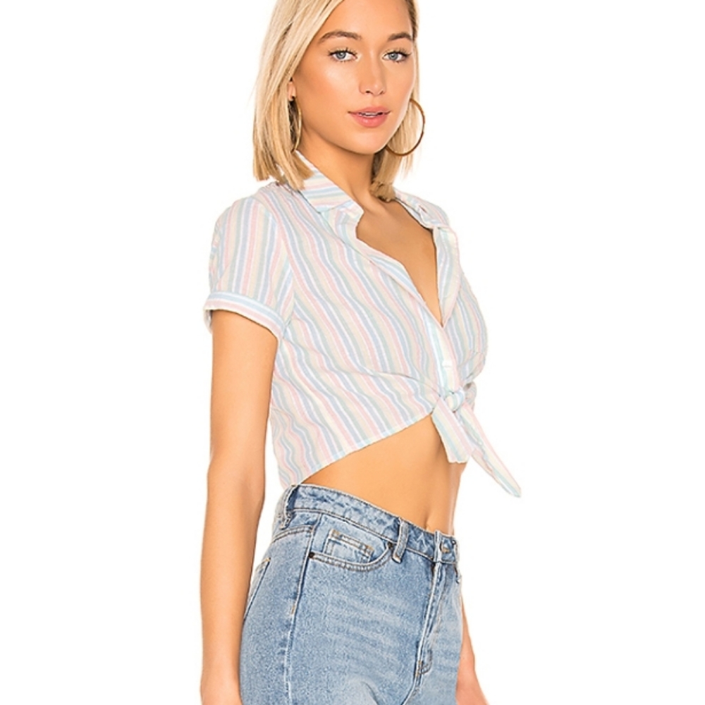 Superdown Brianne Button Up Top - image 2